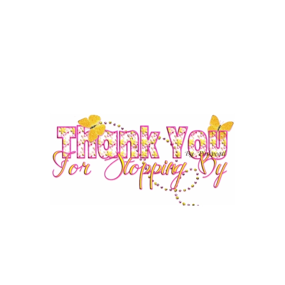 Pink and Gold 'Thank You' Sign with Butterflies